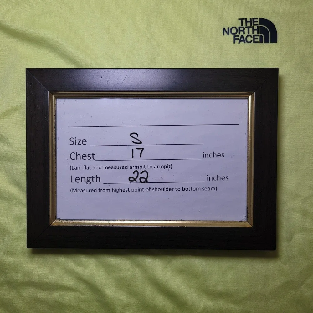 The North Face Womens Small Yellow Short Sleeve Crew Neck Active Tee Shirt - Picture 4 of 6